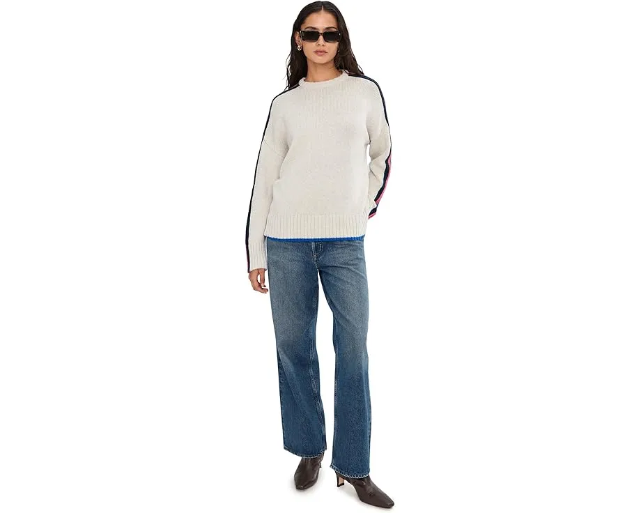 Свитер Faherty Heirloom Cotton Summit Pullover из органического хлопка с резинками
