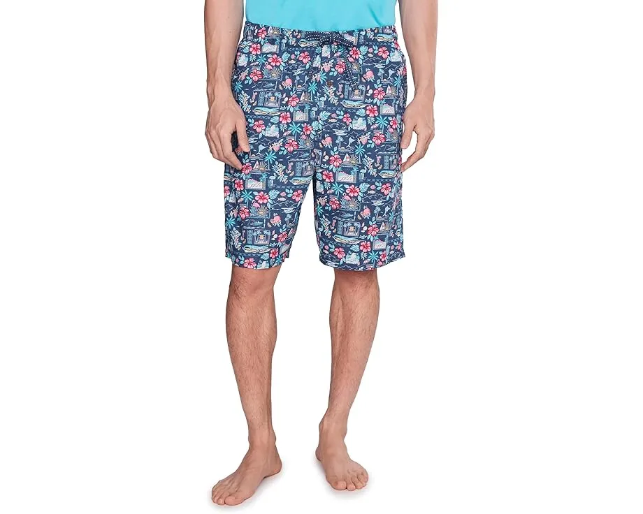Шорты Tommy Bahama Cotton Woven Printed Jam с эластичным поясом