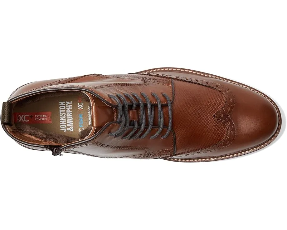 Ботинки Johnston & Murphy XC+ Durham с тиснением wingtip и подкладкой из овчины