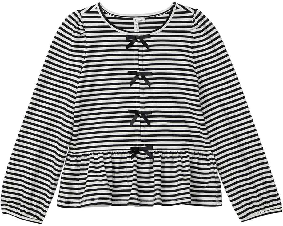 Блузка Janie and Jack в полоску с бантами для детей