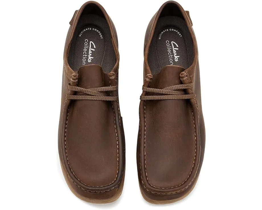 Обувь Clarks Wallaston Low из кожи с мокасиновым носком и подошвой крепового типа