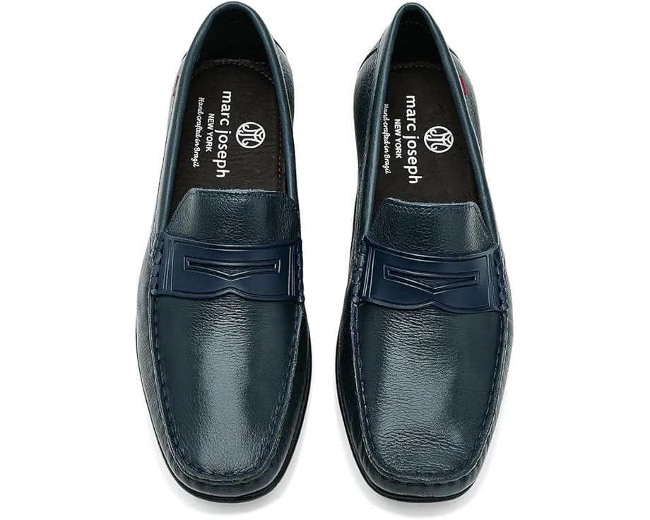 Мокасины Davidson St Marc Joseph New York из зернистой кожи