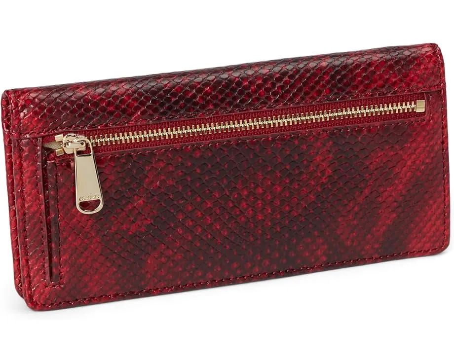 Кошелек Brahmin Ady из тисненой кожи с множеством отделений для карт