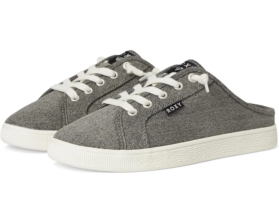 Кроссовки Roxy Sunny Stroll на шнуровке из хлопка