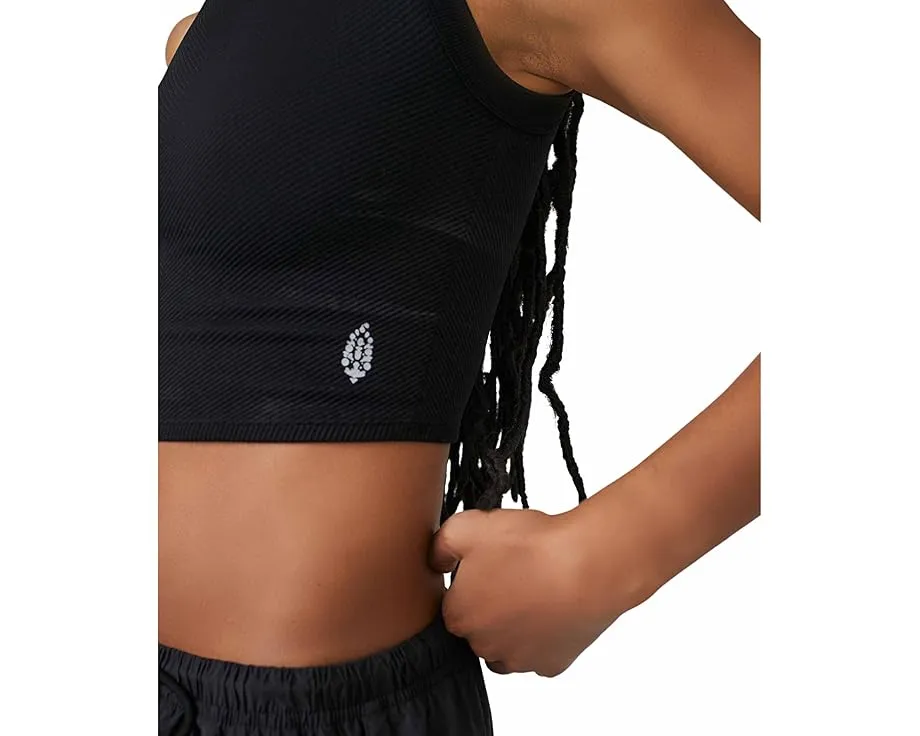 Топ FP Movement Free Throw Muscle из компрессионной ткани с ребристым краем