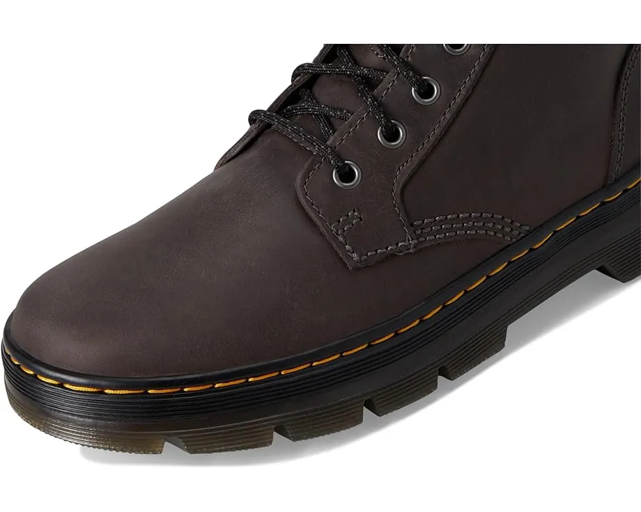 Ботинки Dr. Martens Combs Leather с прочной конструкцией и классической шнуровкой