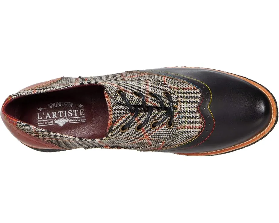 Оксфорды Muggiasti с ручной росписью и шерстяным верхом от L'Artiste by Spring Step