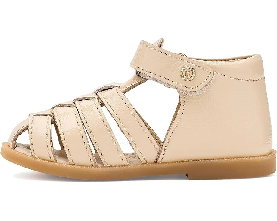 Детские сандалии Falcotto Wakatobi Naturino с блестящим верхом и застежкой на липучке