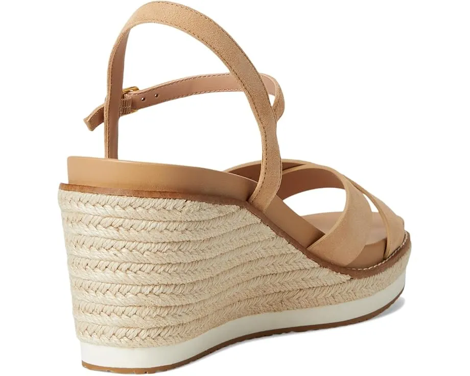 Эспадрильи Cole Haan Cloudfeel Silvee Espadrille Wedges 75mm с перекрестными ремешками