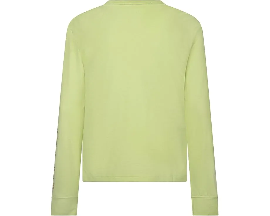 Детская футболка Hurley Sunset с длинным рукавом и вырезом