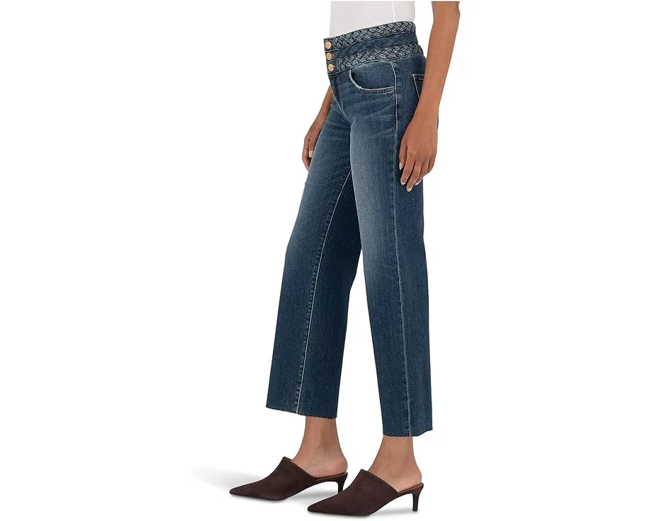 Джинсы KUT from the Kloth Charlotte с высокой посадкой и широкими штанинами