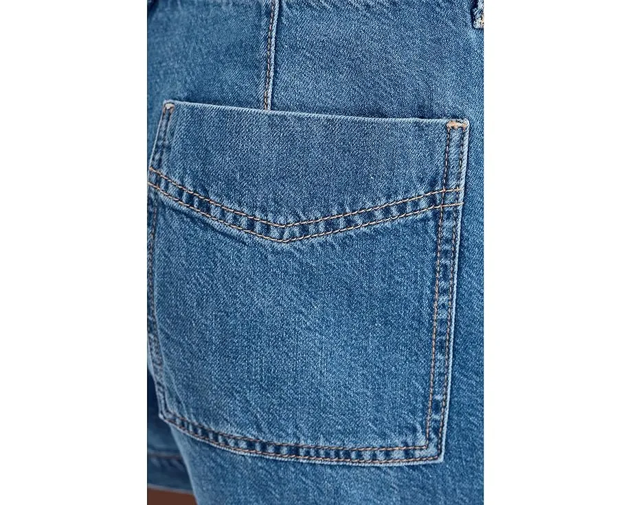 Шорты утилитарные AG Jeans Analeigh завышенной посадки с накладными карманами