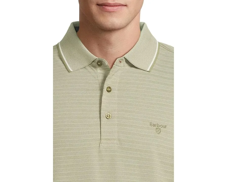 Polo Barbour Taverham Performance с двухтонным переплетением и жаккардовым воротником