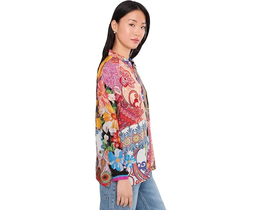 Блузка The Audrey из 100% шелка от Johnny Was