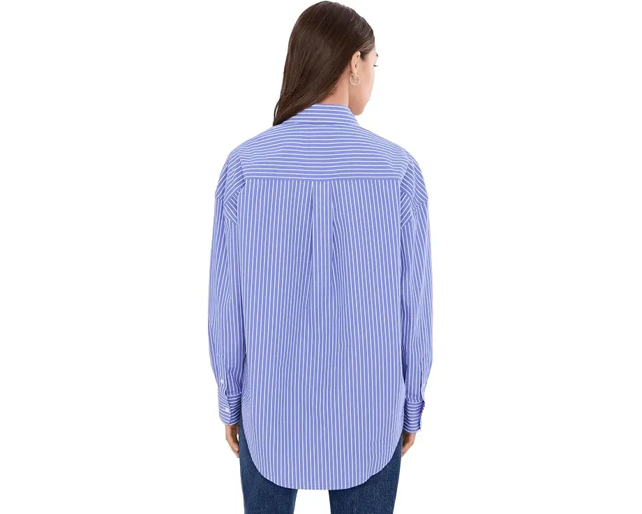 Свободная рубашка Coastal Poplin из органического хлопка от Faherty
