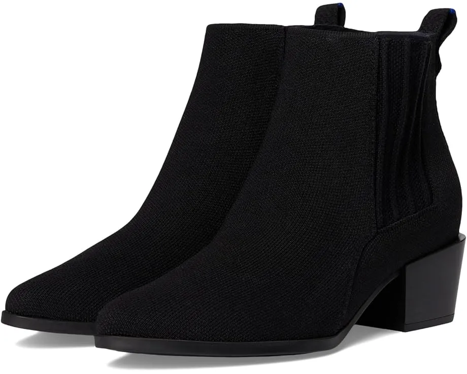 Ботинки Rothy's The Western Bootie с квадратным каблуком и эластичной панелью