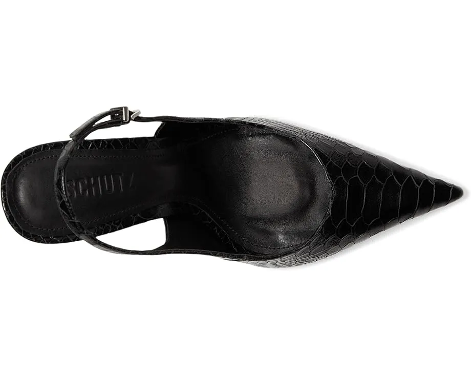 Schutz Michelle туфли на платформе с принтом под змею и ремешком