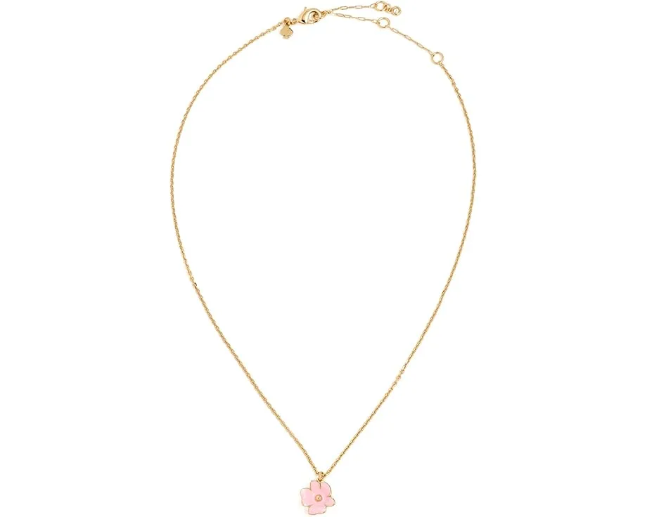 Подвеска Kate Spade New York Golden Bloom Flower из металла и перламутра