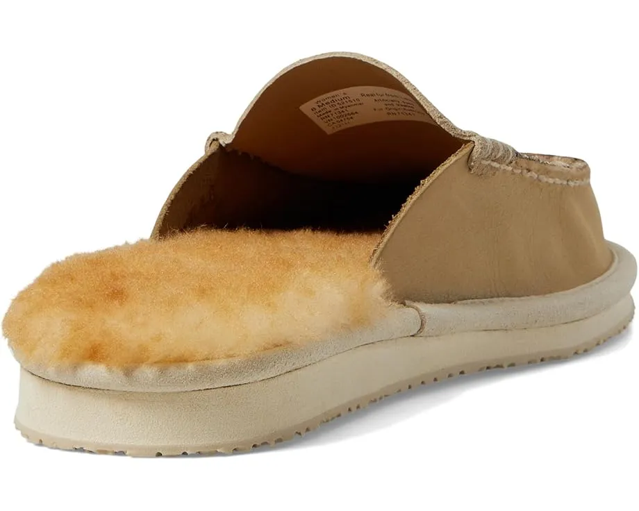L.L.Bean Wicked Good Slipper Scuff 4 с меховой стелькой и открытой пяткой