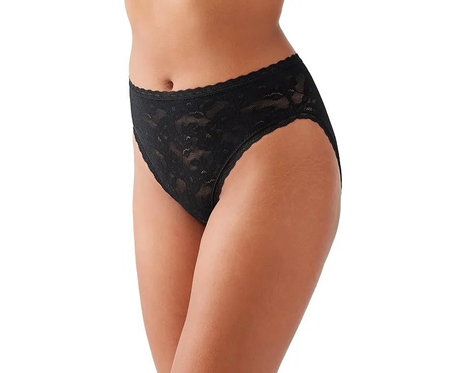 Трусики Wacoal High Profile Hi Cut Brief с хлопковой ластовицей и кружевом