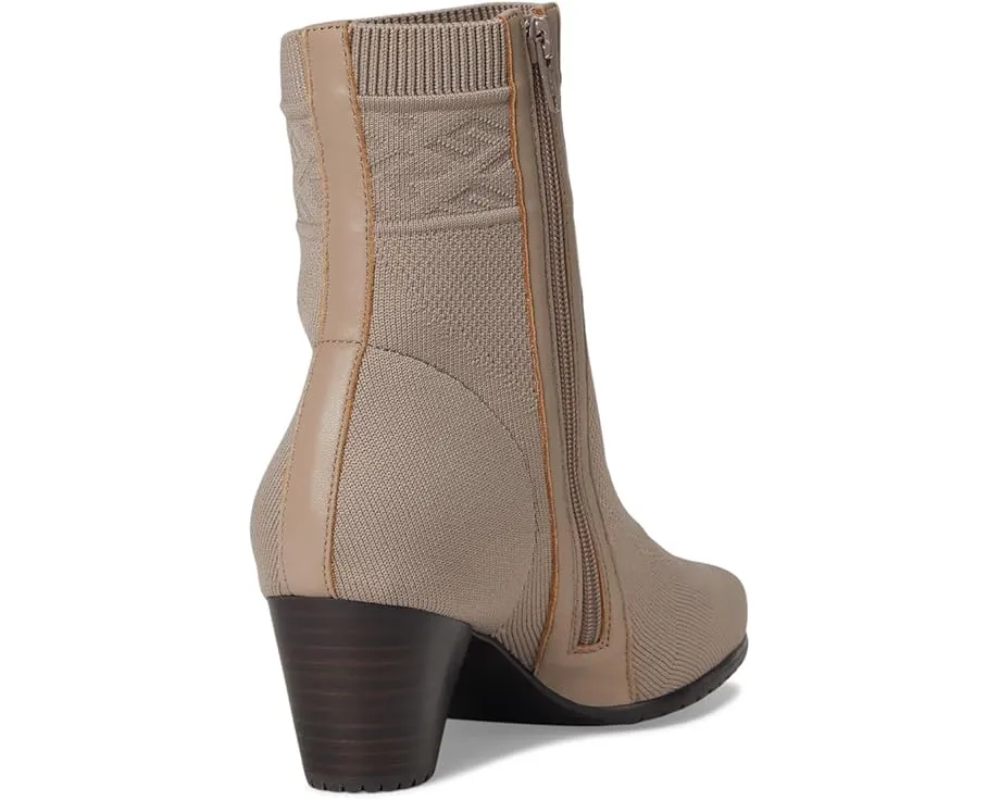 Ботильоны Kalista из эластичного трикотажа с квадратным носком и каблуком David Tate