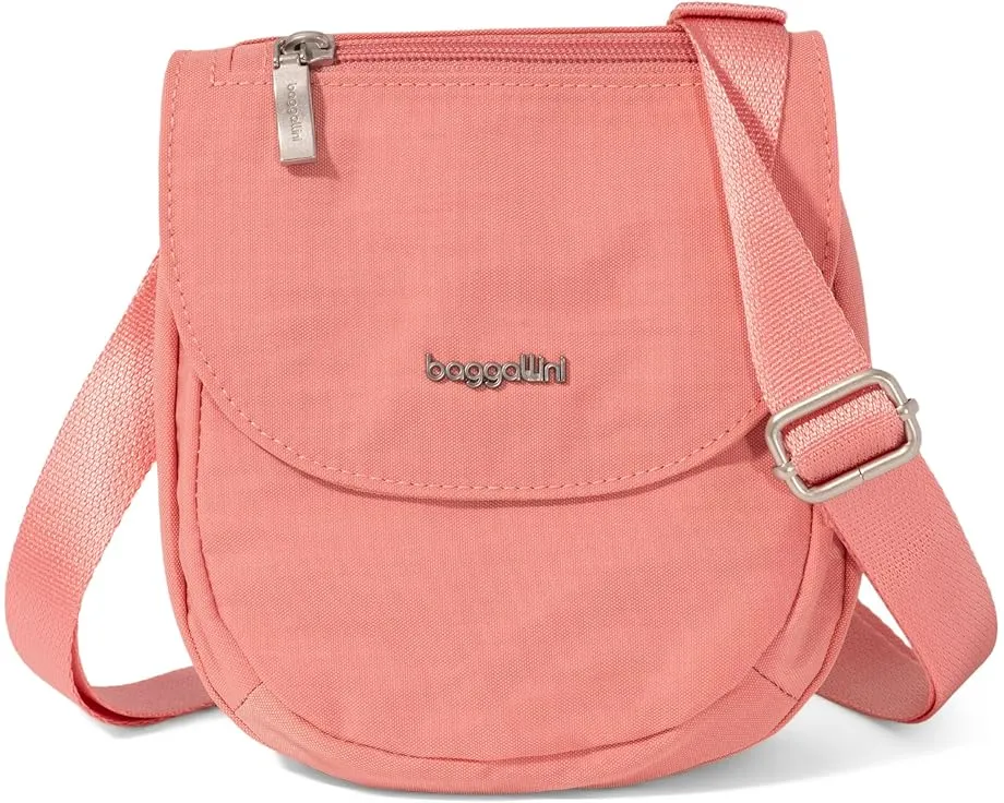 Сумка Baggallini Dash Crossbody с защитой RFID и карманом для губной помады