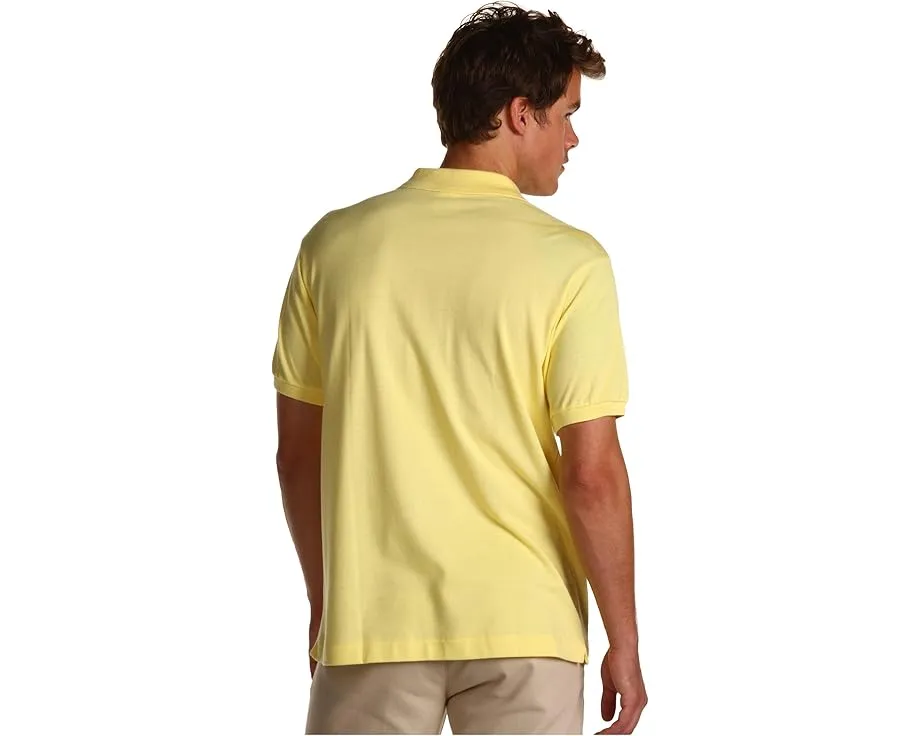 Поло Lacoste с коротким рукавом из пике классического кроя