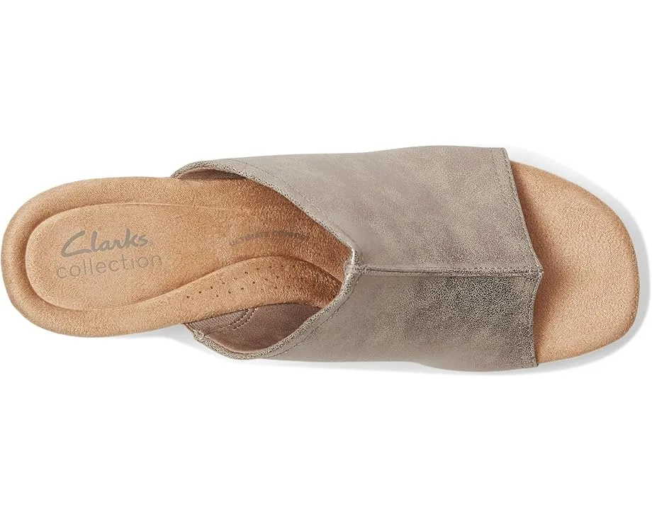 Сандалии Clarks Nerisa Vine на пробковом каблуке с мягкой стелькой