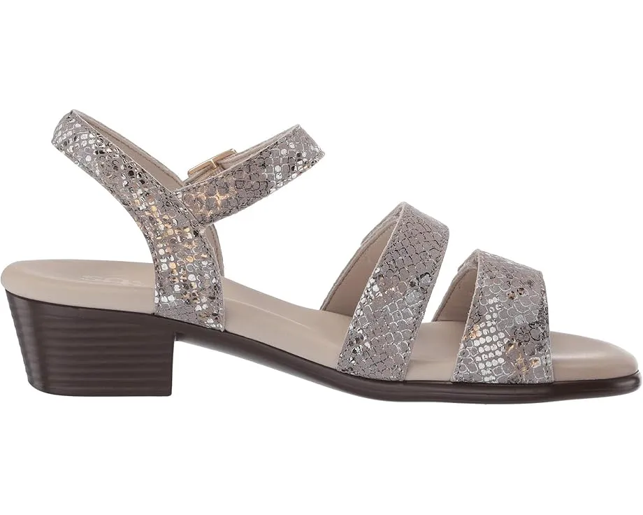 Сандалии SAS Savanna на устойчивом каблуке с регулируемыми ремешками и мягкой стелькой