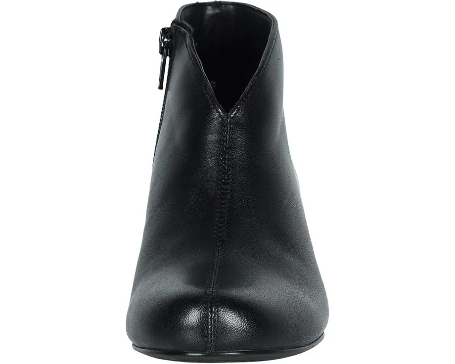 Ботильоны Fame из текстурированной замши с молнией и массивным каблуком David Tate