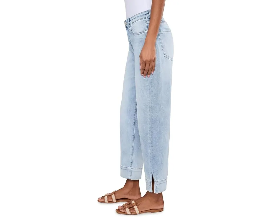 Джинсы Liverpool Kennedy Mid Rise Crop Straight с разрезом