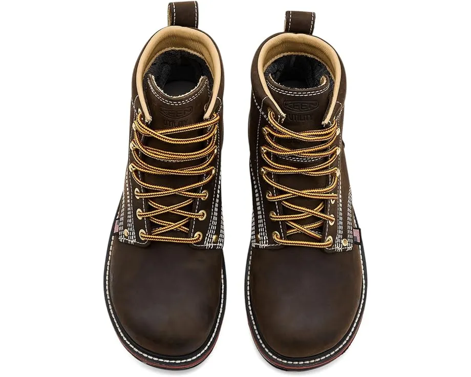 Водонепроницаемые ботинки KEEN Utility Liberty 6 дюймов с углом каблука 90° и композитным мыском