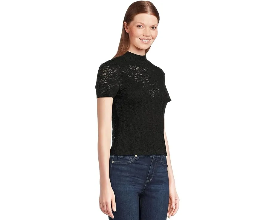 Топ June из стрейч-кружева с камуфляжным низом от Paige