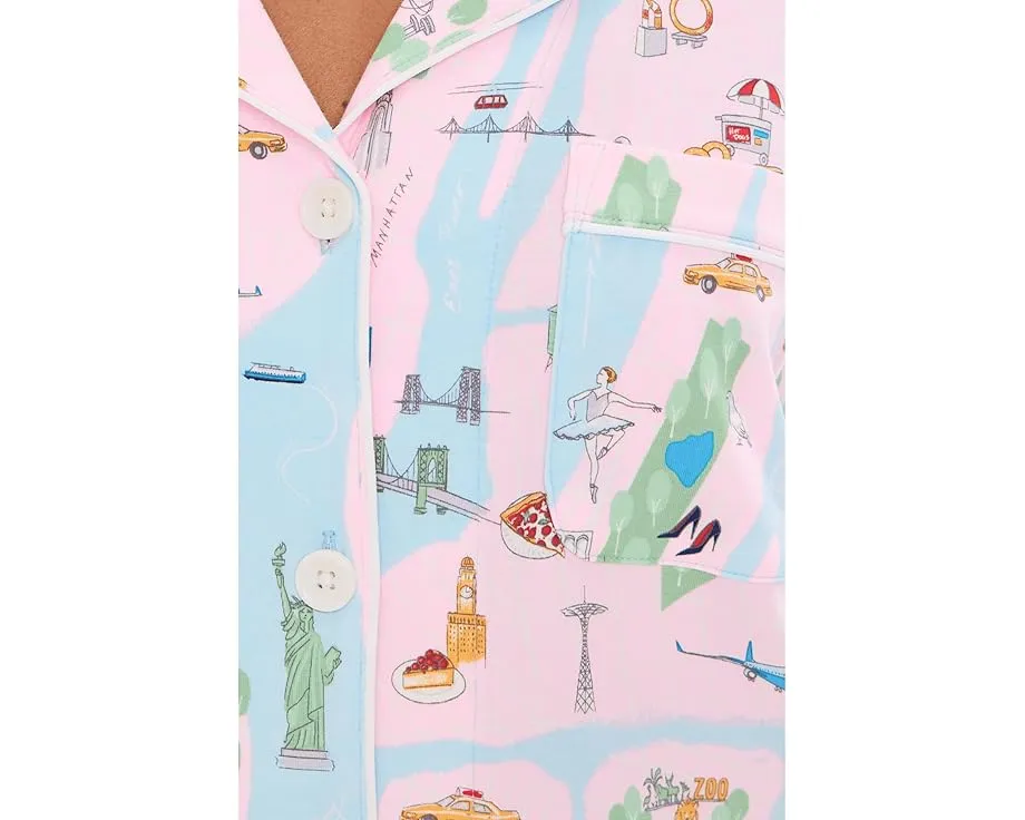 Пижамный комплект Bedhead PJs с короткими рукавами и укороченными брюками