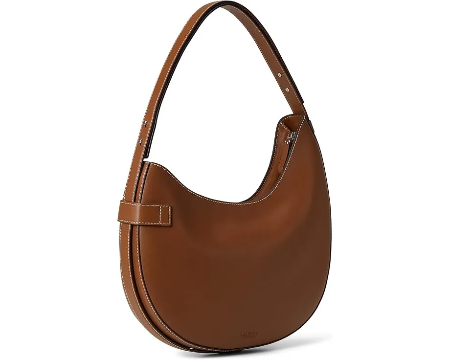 Большая кожаная сумка через плечо Tasha от Lauren Ralph Lauren