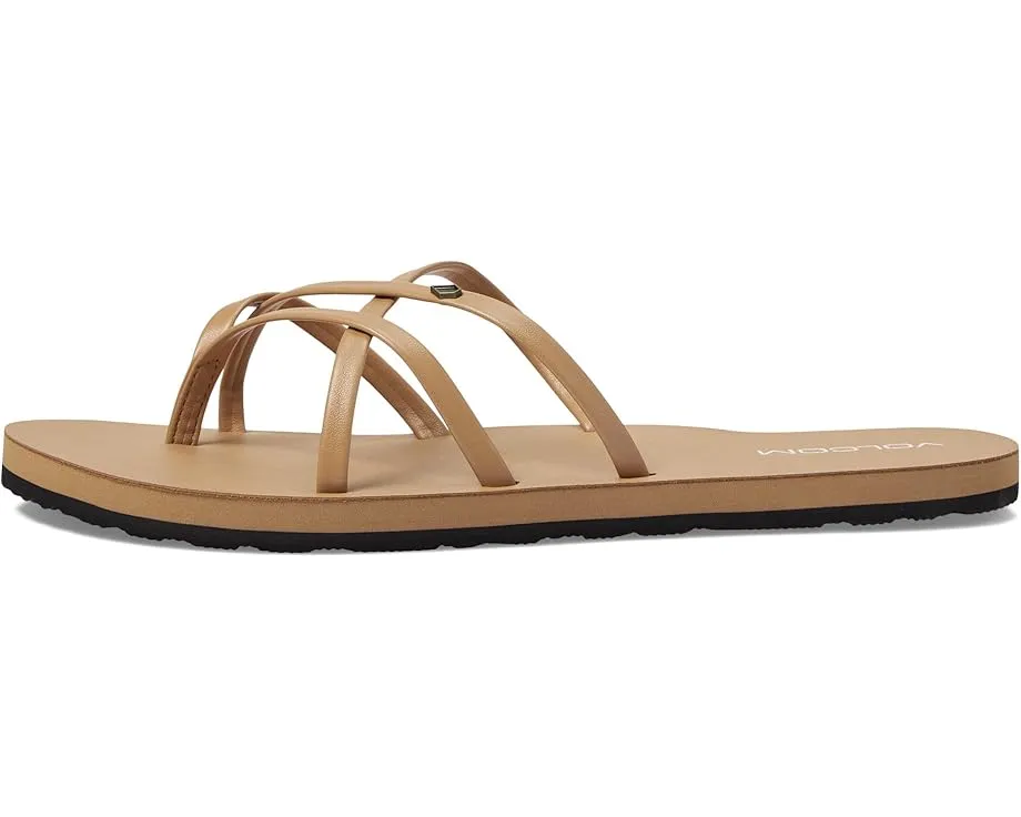 Сандалии Volcom New School II с перекрестными ремешками и поддержкой свода