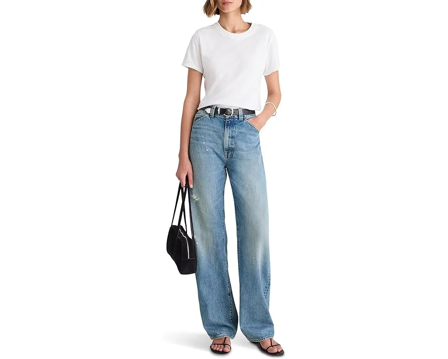 Джинсы Madewell Balloon Jean с винтажным эффектом и высокой посадкой в цвете Dobbins Wash