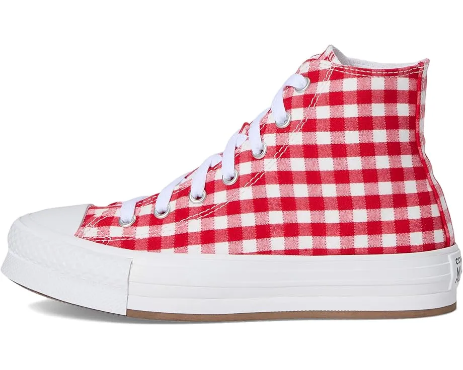Converse кеды Chuck Taylor All Star Lift Checkered с платформой для старших детей