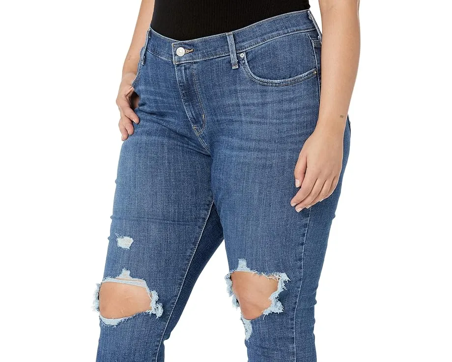 Узкие джинсы Levi's 711 Skinny с посадкой мидиум
