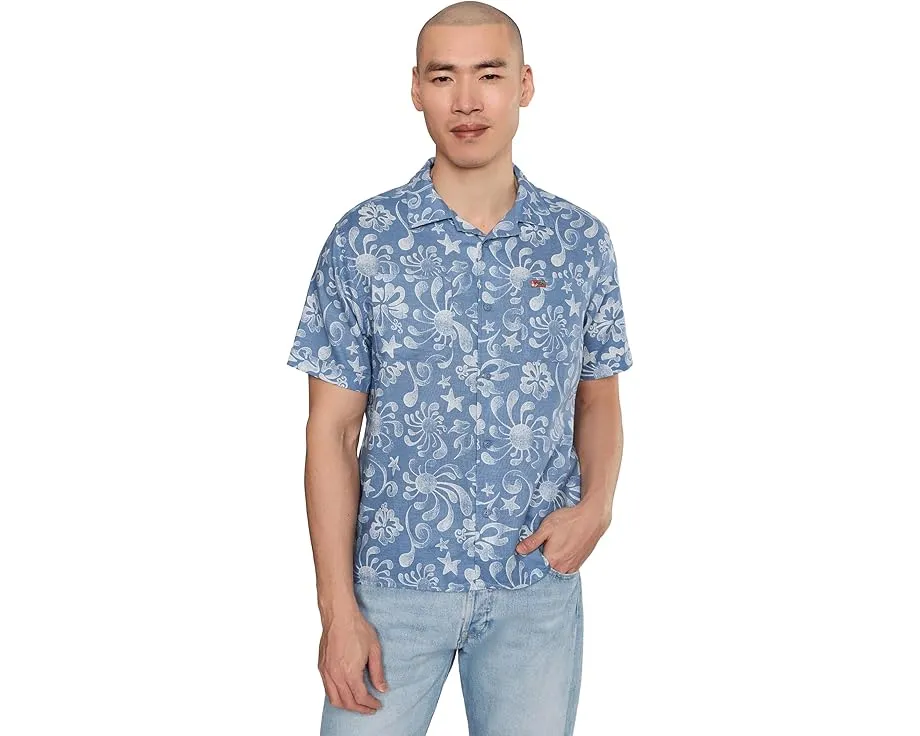 Рубашка RVCA Alvarez Aloha Short Sleeve с цветочным принтом и карманами