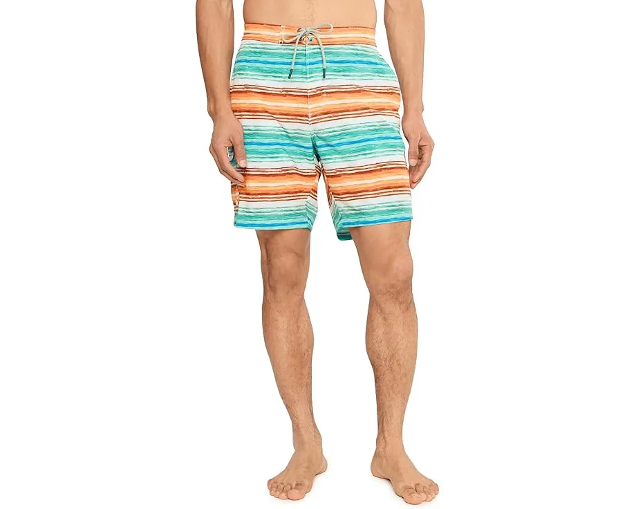 Шорты Tommy Bahama Baja Sarape Stripe 8 с принтом и сетчатым вкладышем 5.35 дюйма