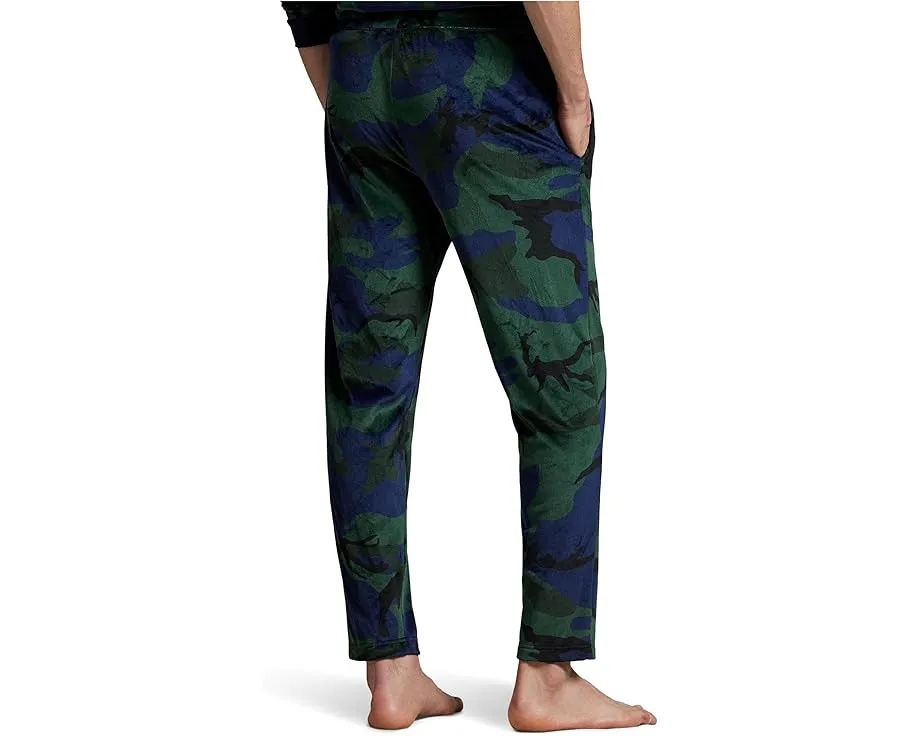 Брюки для сна Polo Ralph Lauren Plush Velour Slim с бархатистым велюром