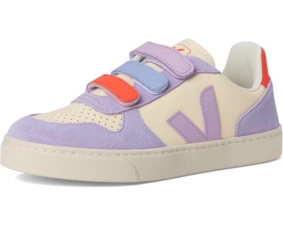 Детские кроссовки VEJA Small V-10 с верхом из замши и экологичными материалами