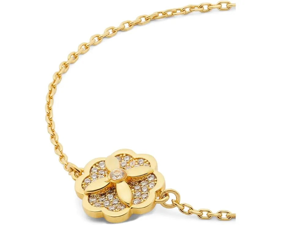 Kate Spade New York Heritage Bloom браслет с цветочным декором из циркония