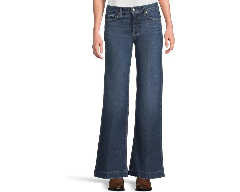 Paige Джинсы Leenah 32 дюйма (81.28 см) в цвете Frevo с винтажным кроем