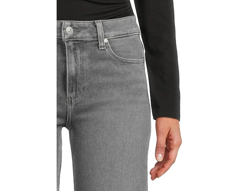 Джинсы Paige Mason Ankle в стиле Cirques с прямым кроем и миди-посадкой