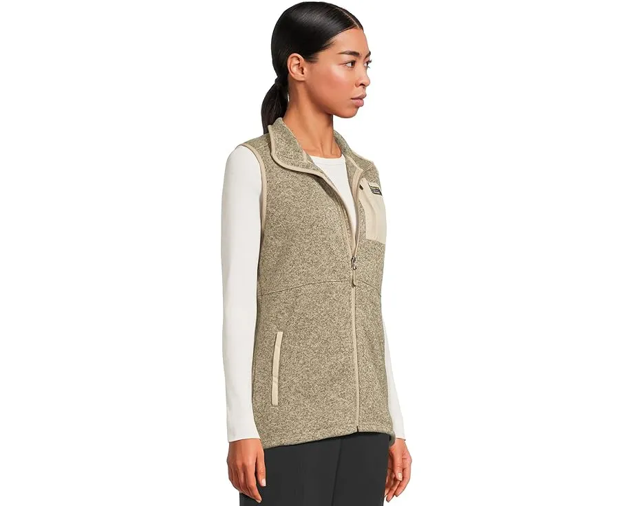 Длинный жилет L.L.Bean Bean's Sweater Fleece с карманами на молнии