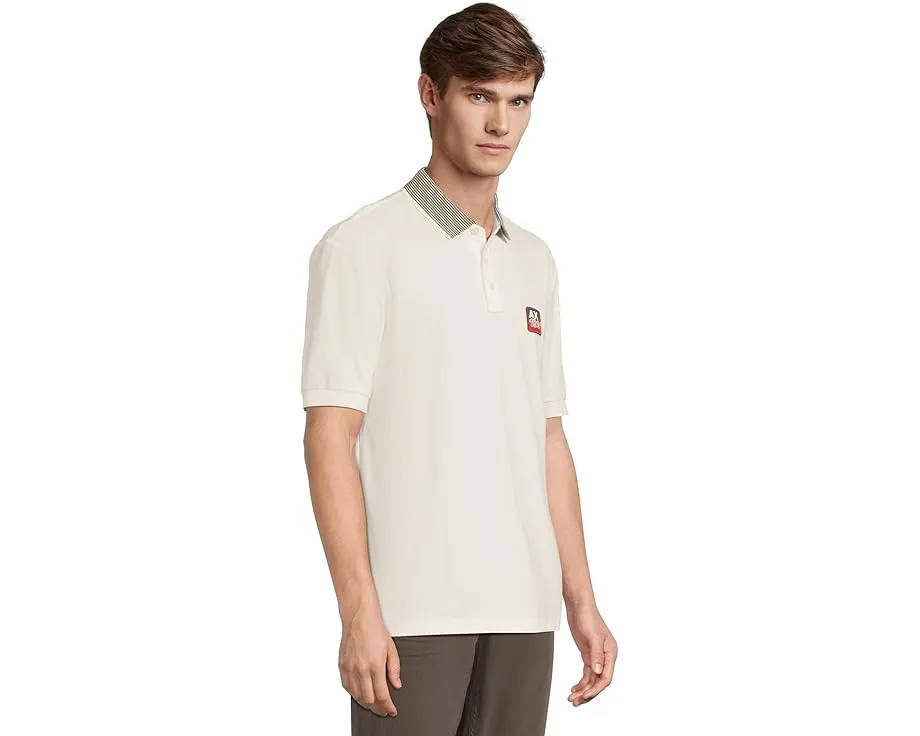 Поло Armani Exchange Small Logo с контрастными деталями