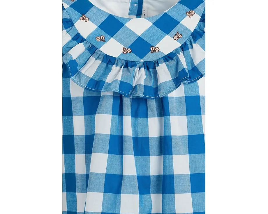 Детское платье Janie and Jack в клетку с короткими рукавами