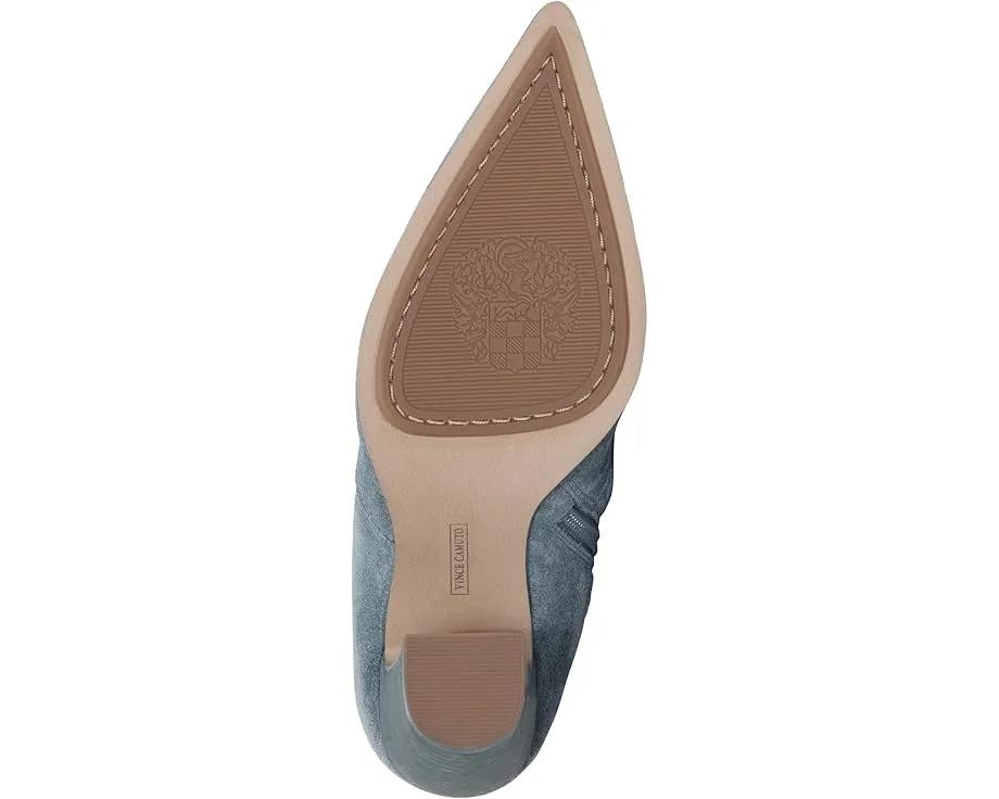 Высокие сапоги Vince Camuto Biancaa из замши с крупной пряжкой